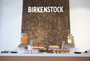 Detalle del aperitivo que se dió en el showroom con motivo de la presentación de la nueva colección FW16, de la marca de zapatos Birkenstock en Madrid. Reportaje de Andrea Aragón