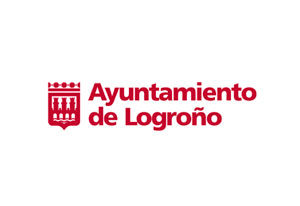 Logotipo Ayuntamiento de Logroño con escudo de la ciudad de Logroño en rojo Cliente de andrea aragón
